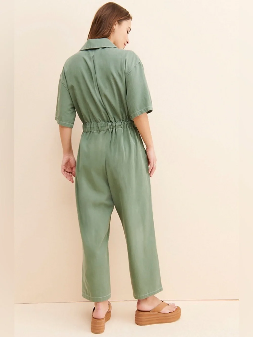 Anthropologie Oh seven days Bobby Relaxed Coveralls size medium - Picture 2 of 7